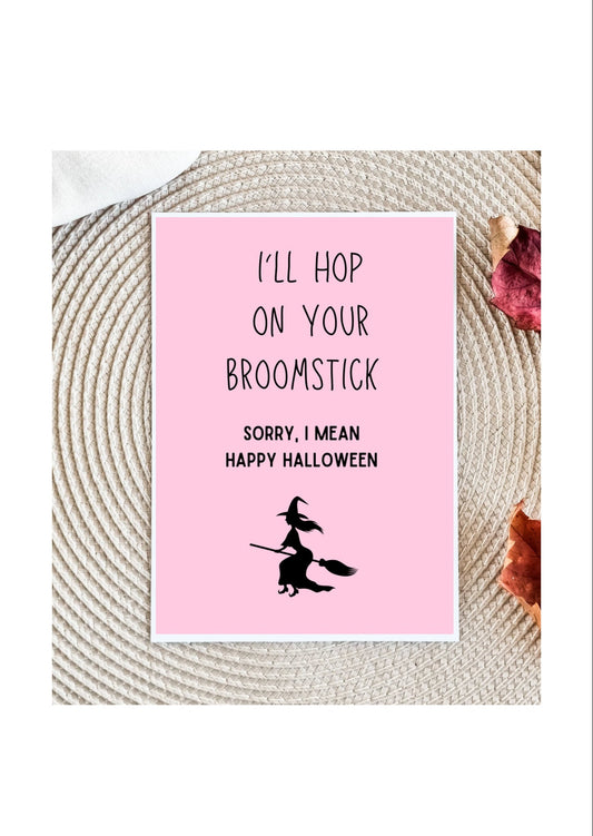 Dirty Halloween Card for Husband | Husband Halloween Card | Raunchy Halloween Card | Halloween Card for Boyfriend | Halloween Birthday Card