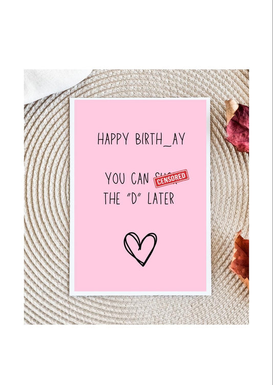 Funny Birthday Card for husband, Dirty Birthday Card, Birthday Card for Husband, Birthday Card for Boyfriend, Raunchy Birthday Card